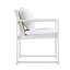 Chaise à assise profonde avec coussins Chester