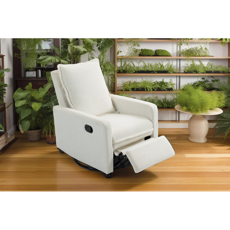Fauteuil inclinable et pivotant à 360 ° - Inclinaison manuelle par boucle - Revêtement court en velours - Polyvalent dans plusieurs pièces?