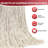 Moptimistics Headband Cotton Floor Mop | 16-ounce Capacity | Heavy Duty Looped End | Cotton Wet Mop For Floor Cleaning Office/school/stadium/lobby/restaurant | Multicolors