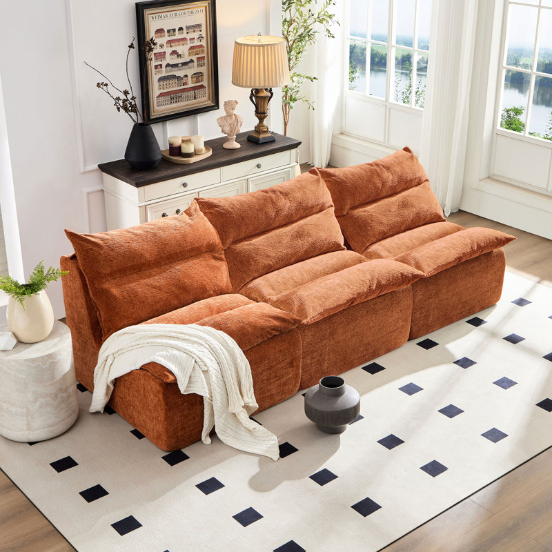 Fauteuil à billes Autley, Orange