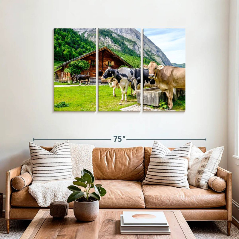 Brampt Karwendel Cows, 36" H x 57" W
