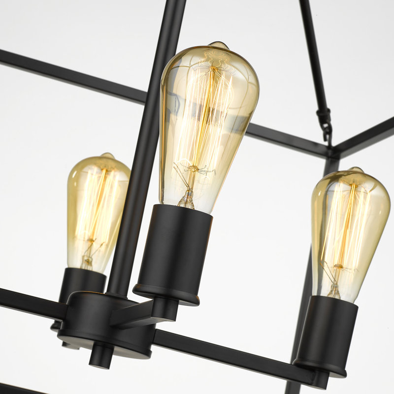 Jynna Dimmable Chandelier, Black
