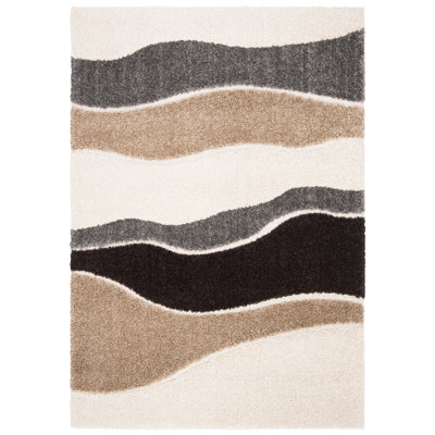 Kerio Shag Performance Abstract Rug