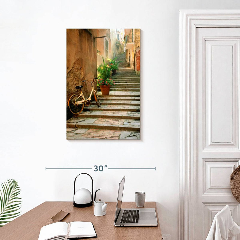 Sireci Cinque Terre Steps, 30" H x 20" W
