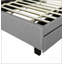 Lit plateforme tapissier avec tête de lit, gigogne simple, tiroirs et ports de chargement USB pour les chambres à coucher modernes-512368868-512368867
