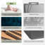 Chaise de travail en velours Doreen-1216894277