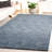 Furness Handloomed Wool Cotton Rug in Navy/Gray-1778059242