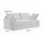 Simple Casual Fabric Sofa