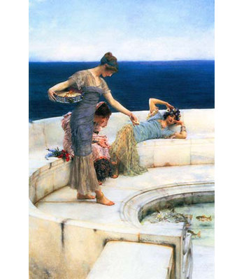 " Silver Favourites " by Alma-Tadema
