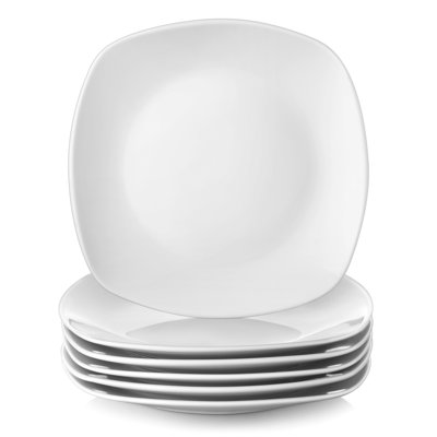 MALACASA 7.5" Dessert Plate Set, Set of 6