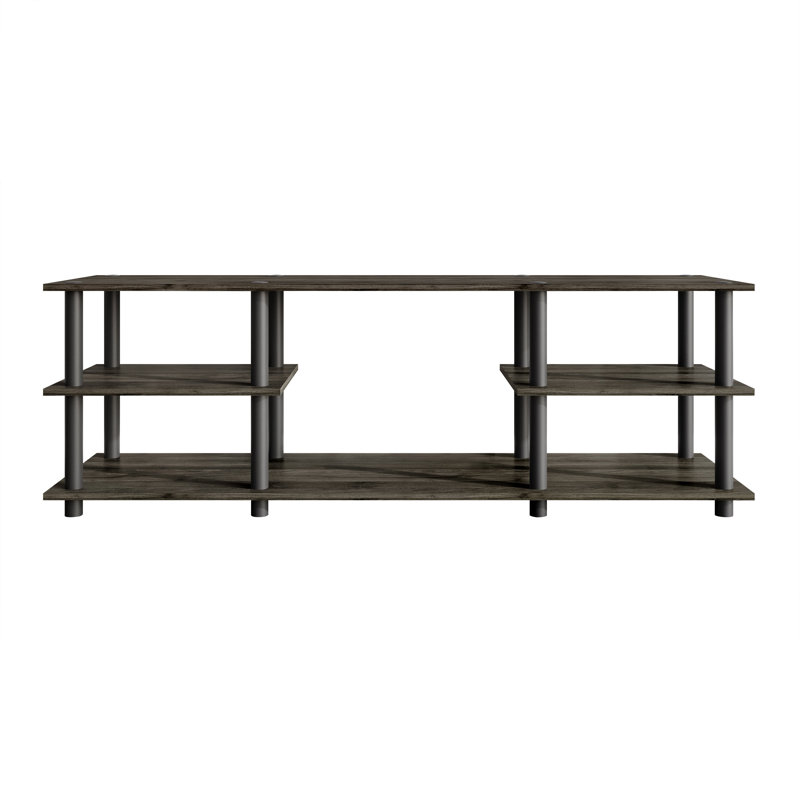 Meuble télé 3 niveaux Easy Twist, Gris foncé