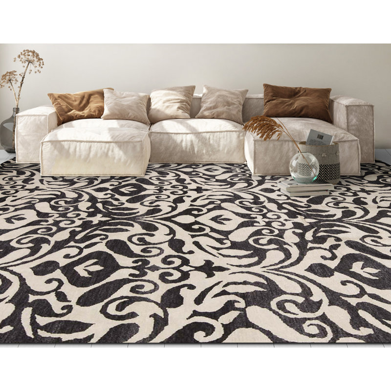 Damask Area Rug