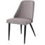 Chaise d'appoint rembourrée en lin boutonné-19038175