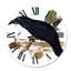 Oiseaux australiens rétro VI - Horloge murale traditionnelle-60281300