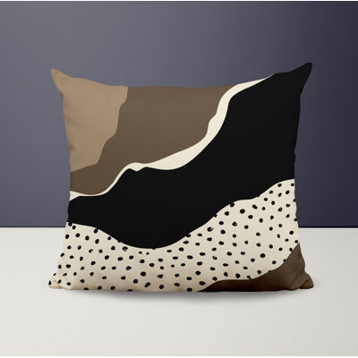 Toni Abstract Outdoor Reversible Throw Pillow