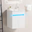 Meuble-lavabo simple 16,09 po avec comptoir en céramique Lakela
