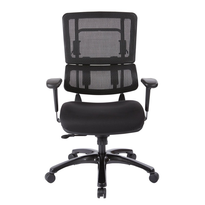 Pro-Line II Polyester Blend Task Chair, Black, Black