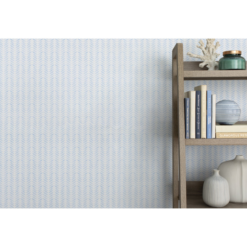 Rouleau de papier peint L 33 pi x l 20,5 po Stevenson, sarcelle