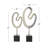 Andere 2 Piece Metal Sculpture Set-60947012