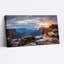 Ensemble de 1 tableau sur toile « Coucher de soleil sur le canyon »-129070067-129070070