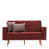 100 % polyester rouge est en rupture de stock
