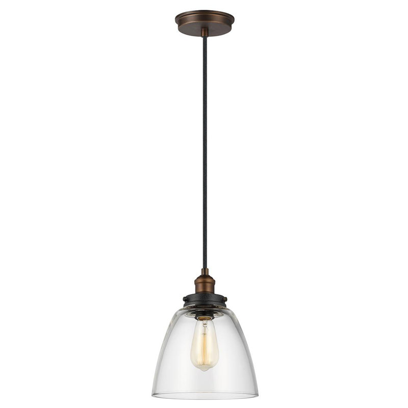 Llewellyn 1 - Light Cone Pendant, Aged Brass