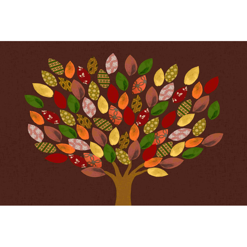 Family Tree Dark 4 - impression sur toile tendue, H 8 po x l 12 po