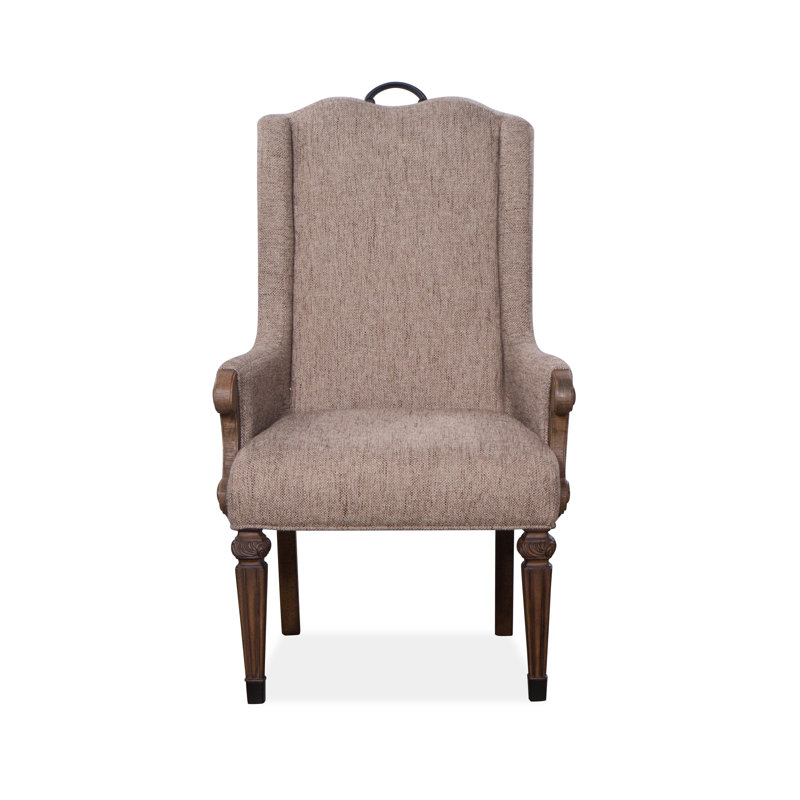 20'' H Fabric Upholstered Pine Parsons Chair