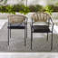 Halleli 4 - Person Acacia Wicker Patio Dining Set with Round Table , Cushions Included-1815598192