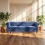 Canapé Chesterfield capitonné en velours Christopher Knight Home, 215 cm (L) x 85 cm (P) x 69 cm (H)