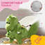 Peluche à roulettes en forme de dinosaure avec marionnette interactive et musique, polyester de couleur verte, longueur de 24,4 pouces