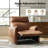 Alanson Faux Leather Oversized Manual Recliner-858856618