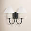 Steel Candle Wall Light-1879456831