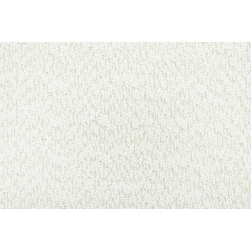 Boucle Upholstered Bed With Rubberwood Legs, KING