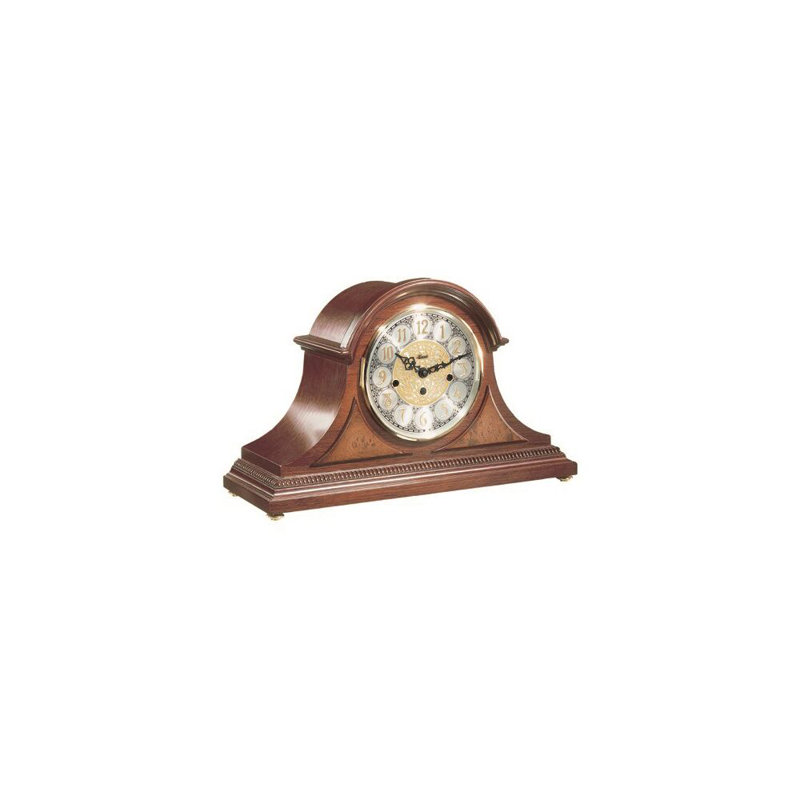 Tambour Mechanical Clock, Light Oak