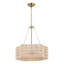 Lustre tambour 20 po Coastal Boho