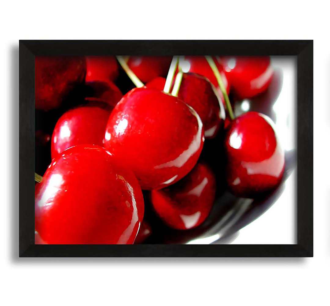 Gerahmtes Leinwandbild Red Cherry Treat