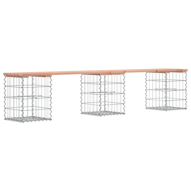 Banc d'extérieur vidaXL, Bois Douglas, H 16,54 po x l 79,92 po x P 12,2 po