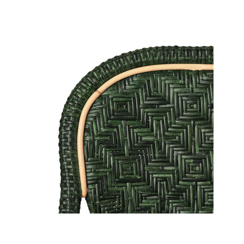 Portofino Arm Chair, Green, Natural