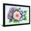 Bouquet de plantes et de fleurs avec fleurs roses, mauves et bleues-1060474354-1060474357-1060474358