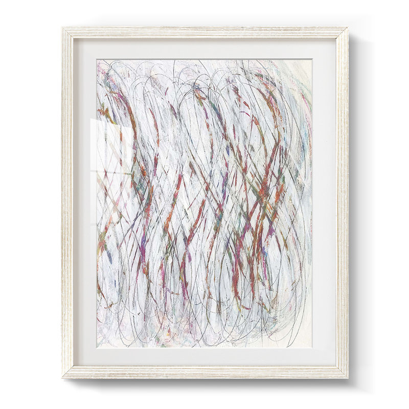 White Infinity II - impression encadrée, H 28,5 po x l 20,5 po