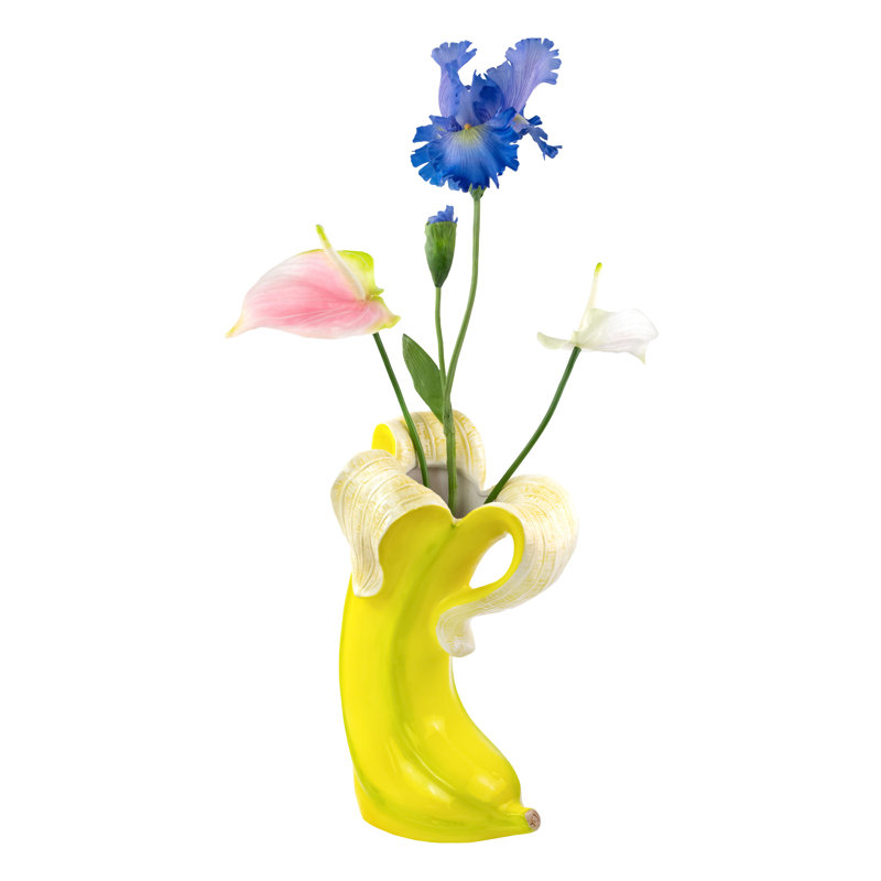 Lometa Ceramic Table Vase, 35cm H x 18cm W x 12cm D