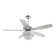 52" Beedle 5 - Blade 2-Tier Crystal Ceiling Fan with Remote Control and Light Kit Included