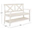 Banc de jardin en bois Elodie-24110390