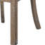 2 chaises d'appoint de salle à manger en cerisier vieilli et noir - dossier ouvert, siège rembourré en mousse pour plus de confort, dossier en 2, siège en similicuir, rembourrage