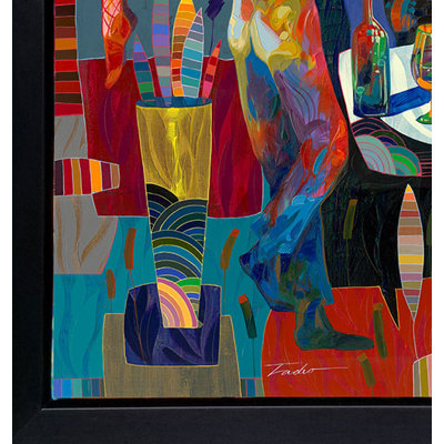 Romance Dance, Canvas Painting by Tadeo Zavaleta, 32x32 streched and framed