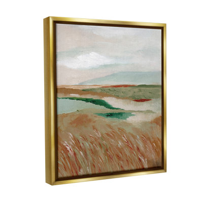 «Abstract Pasture With River» par Nikita Jariwala sur toile