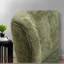 Fauteuils d'appoint confortables, tissu vert olive, 147 cm (57,87 po), siège compact moderne pour la maison