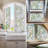 3d Stained Glass Window Privacy Film, Decorative Window Film For Bathroom,front Door,home, Sun Blocking Heat Control,static Cling,green Vineman,-807978485