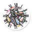 Horloge murale bohème et éclectique-60280512